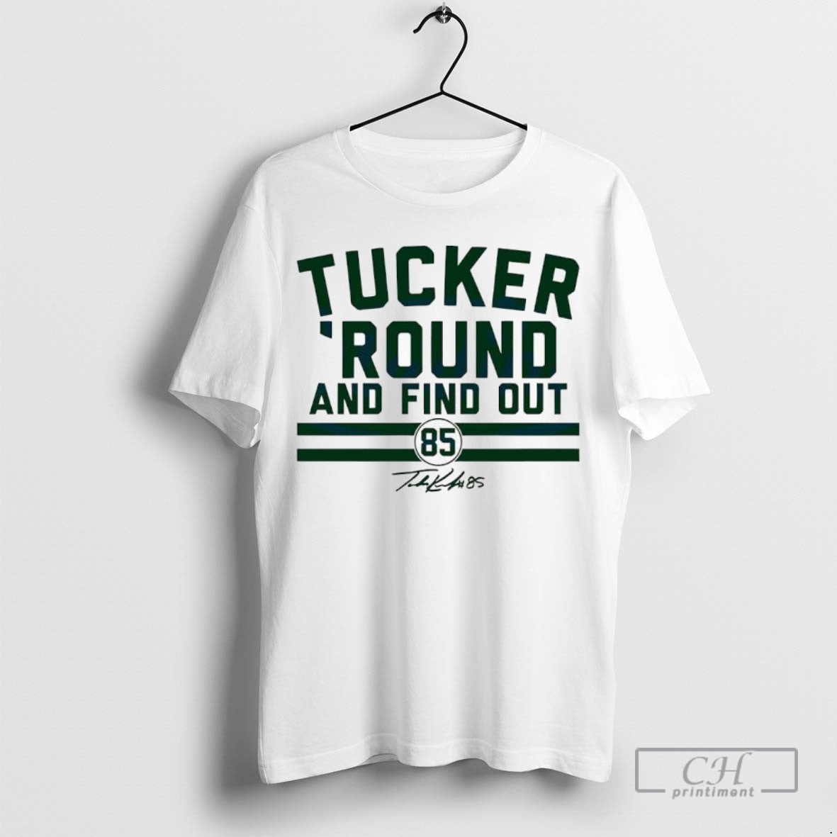 Tucker Kraft Tucker Round And Find Out Number 85 Signature Ladies Tee