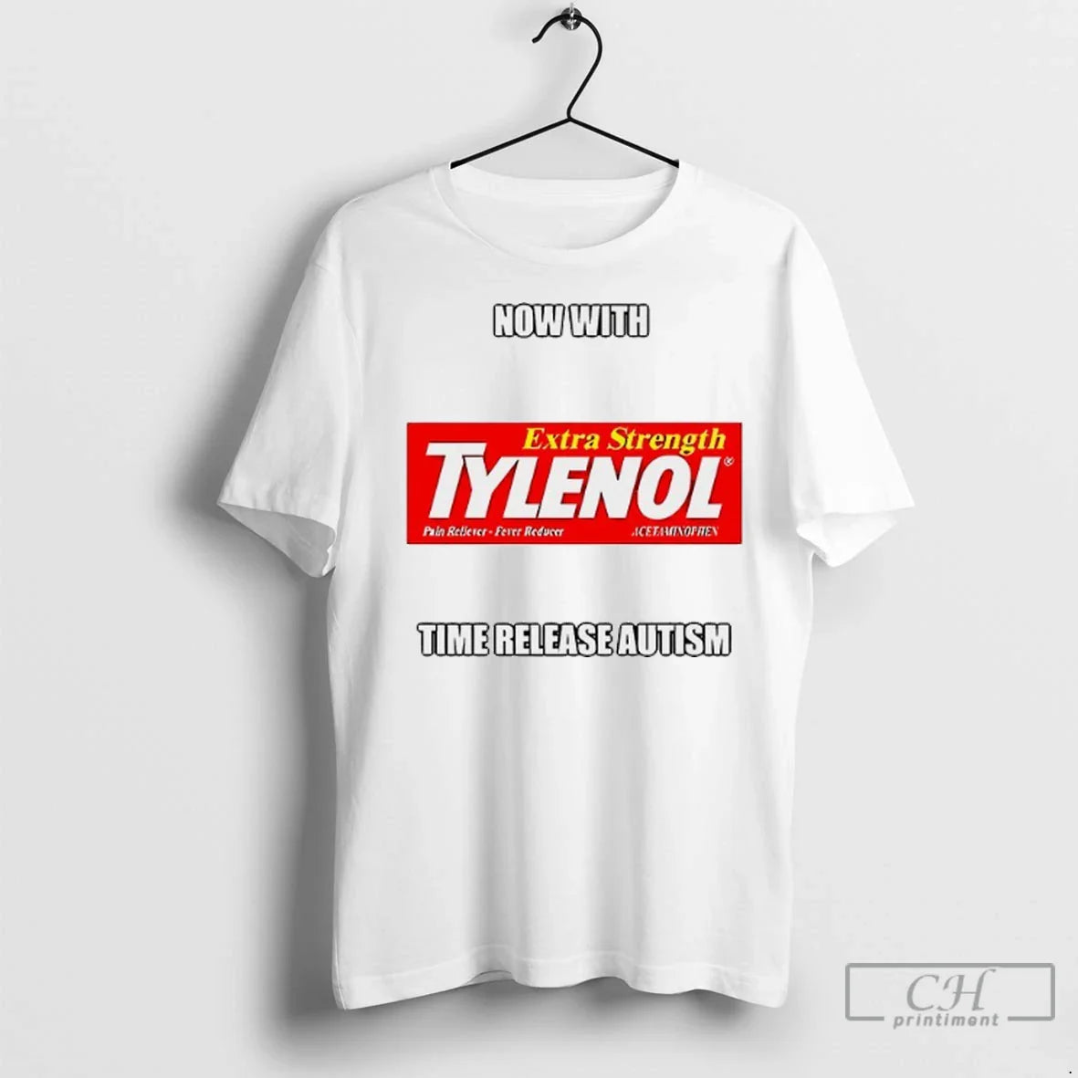 Tylenol Medicine Extra Strength Now Time Release Autism T Shirts Long