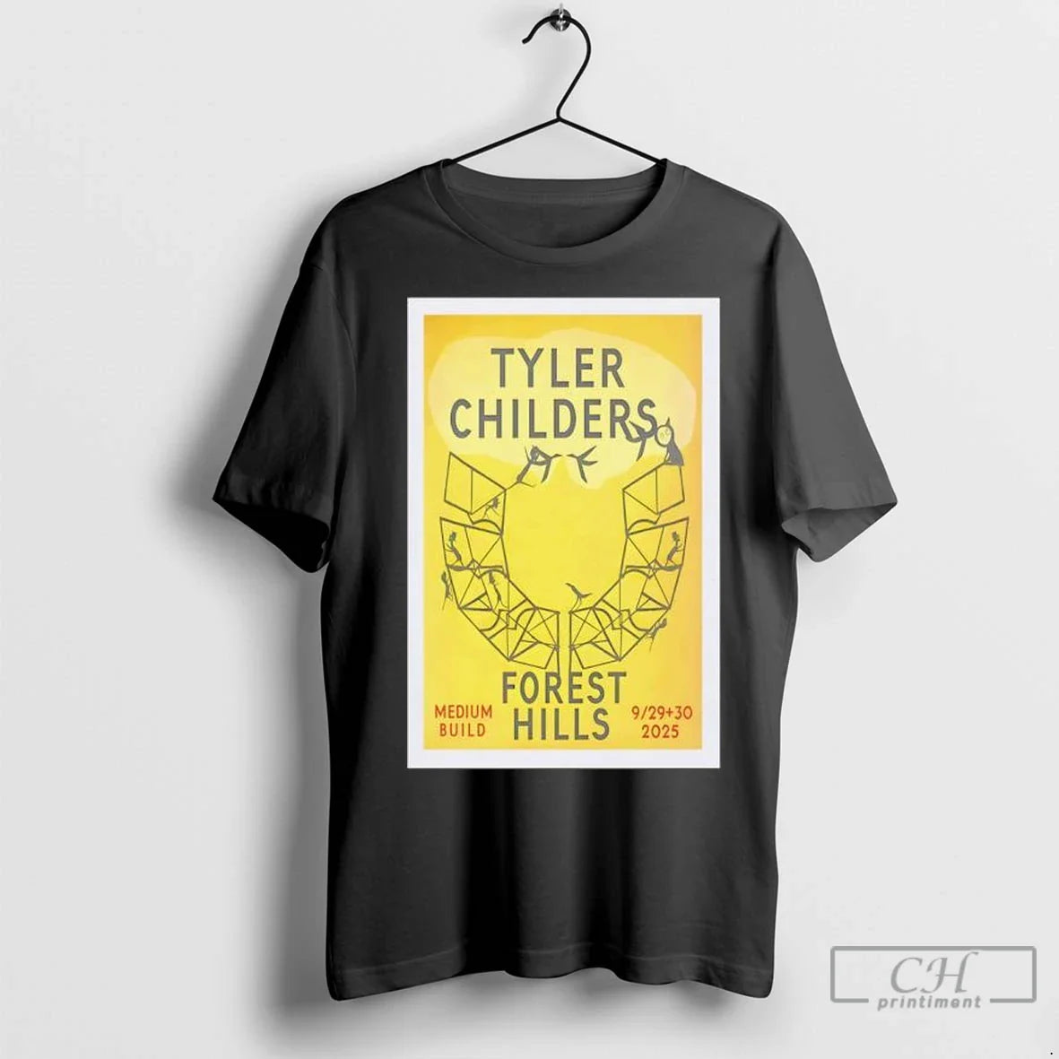 Tyler Childers Two Night Forest Hills Live T Shirts Shirt Authentic