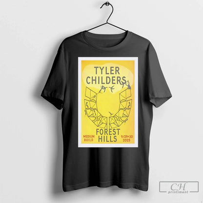 Tyler Childers Two Night Forest Hills Live T Shirts Shirt Authentic