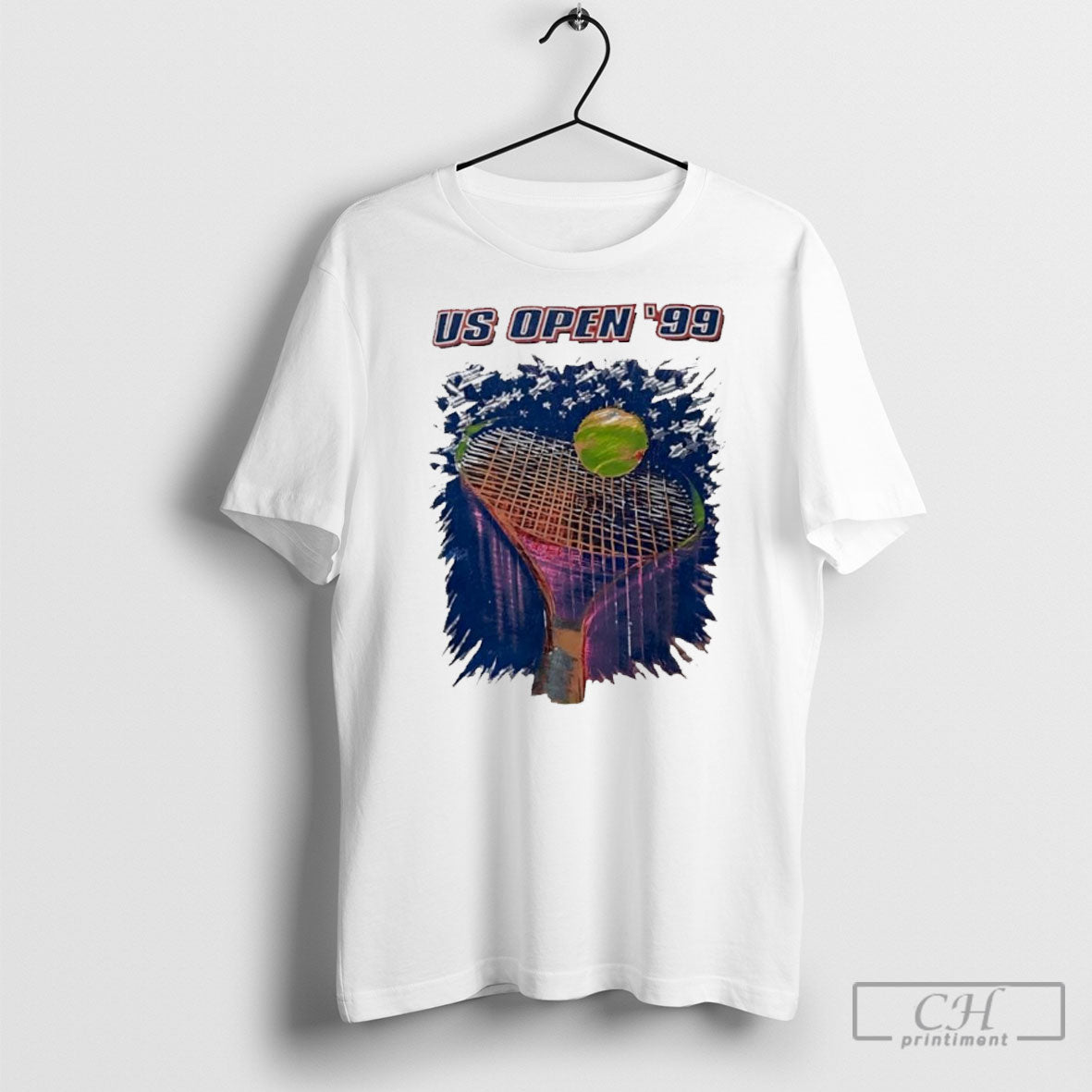 Us Open Tennis 1999 White Long Sleeve Stylish Apparel