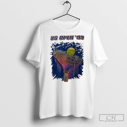 Us Open Tennis 1999 White Long Sleeve Stylish Apparel