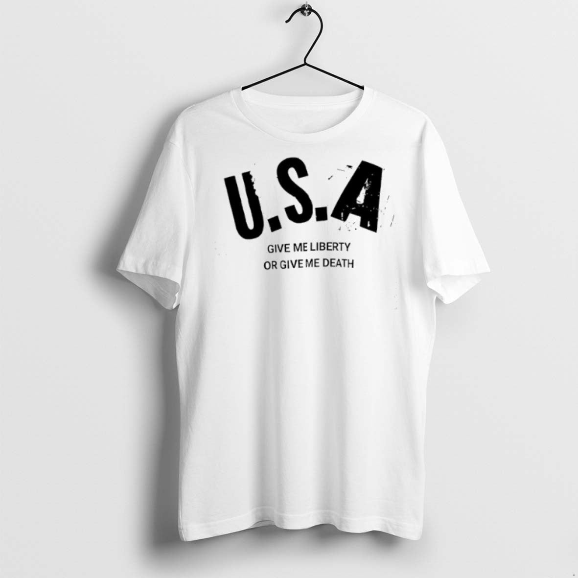 Usa Give Me Liberty Or Give Me Death T Shirts TShirt Authentic Look