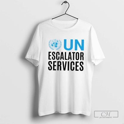 Un Escalator Services Long Sleeve Unique Apparel