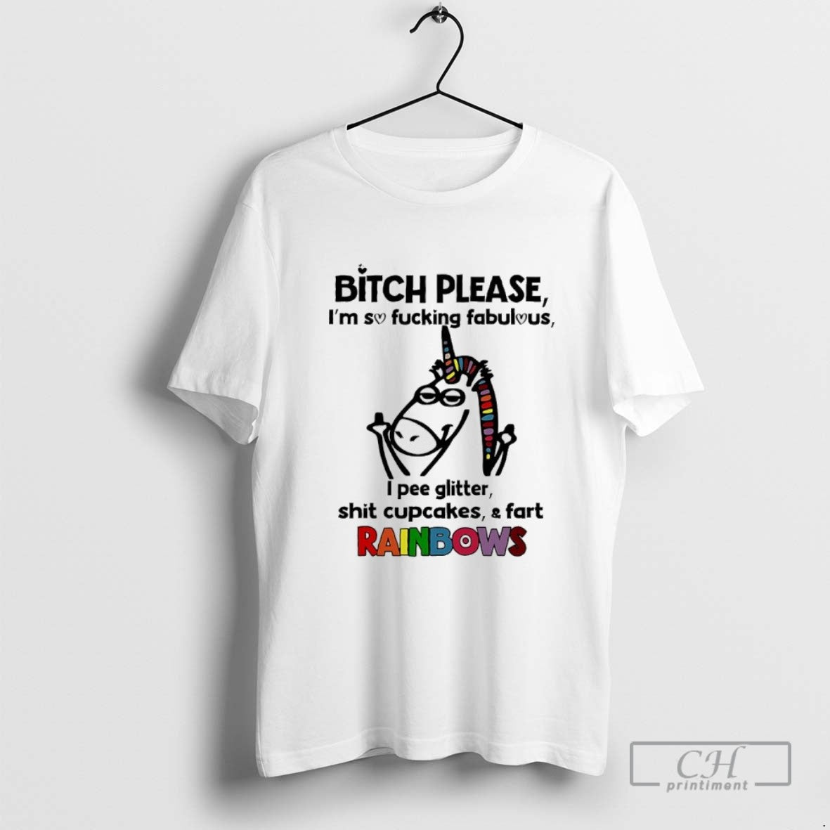 Unicorn Bitch Please Im So Fucking Fabulous I Pee Glitter Shit