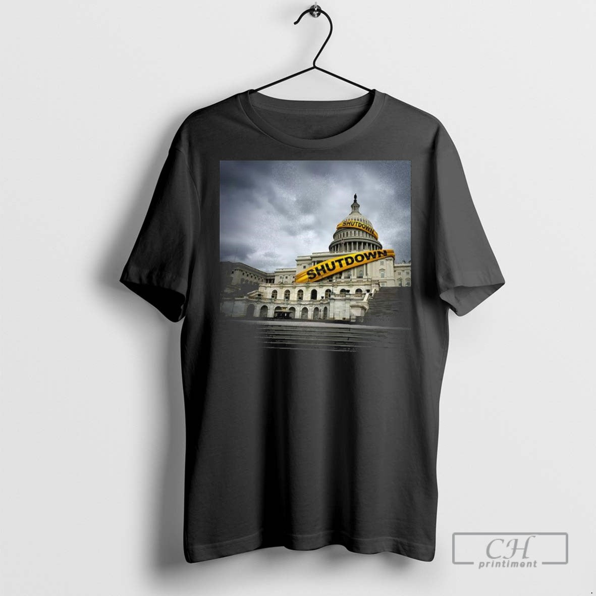 United States Capitol Building Government Shutdown T Shirts Tank Top