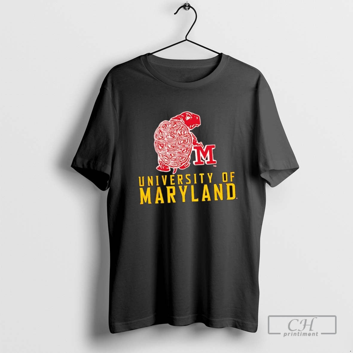 University Maryland Logo Testudo Mascot Hoodie Exclusive Apparel