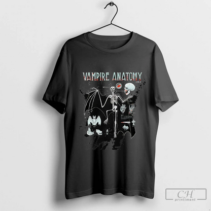 Vampire Anatomy Skeleton Hoodie Vintage Merch