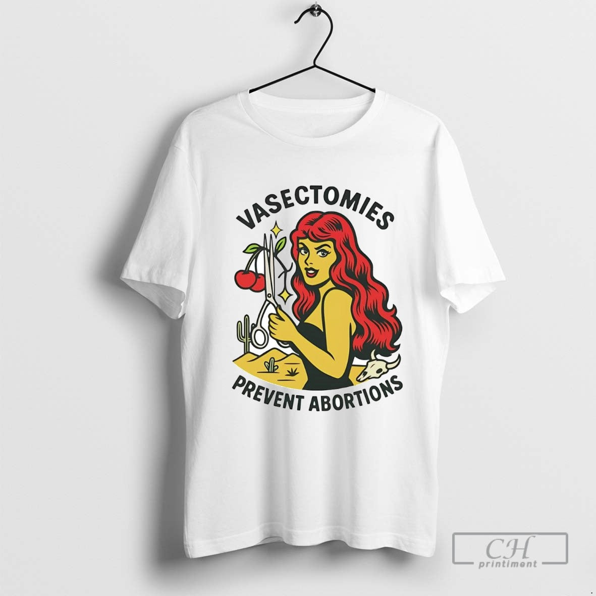 Vasectomies Prevent Abortions Shirt Retro Art