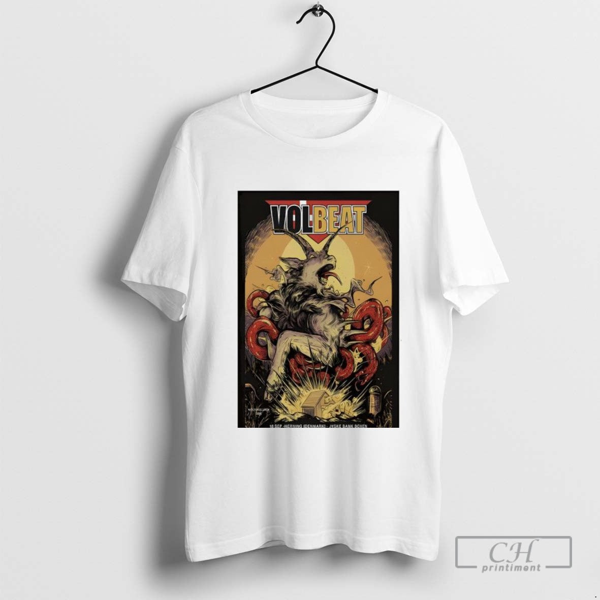 Volbeat September 18 2025 Jyske Bank Boxen Show Sweatshirt Retro