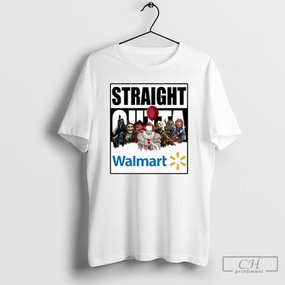 Walmart Logo Straight Outta Horror Film Halloween TShirt Authentic