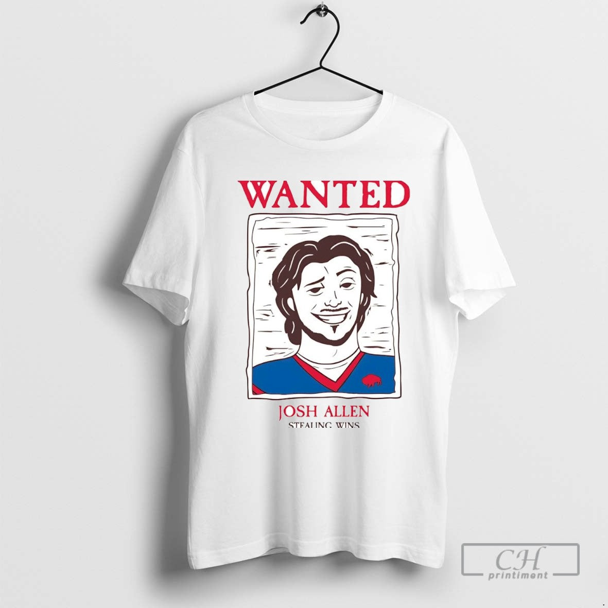 Wanted Josh Allen Stealing Wins Sweatshirt Authentic Merch