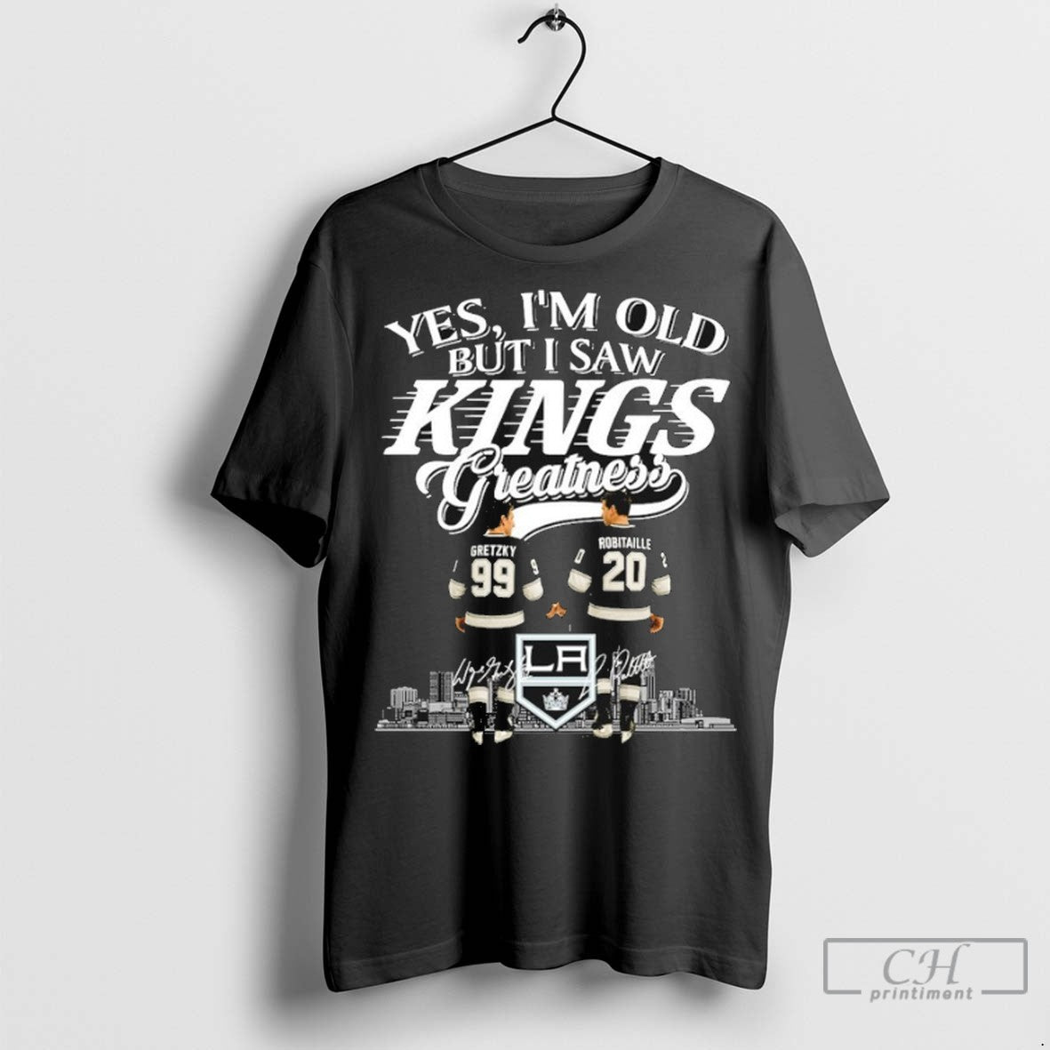 Wayne Gretzky And Luc Robitaille Yes Im Old But I Saw Los Angeles