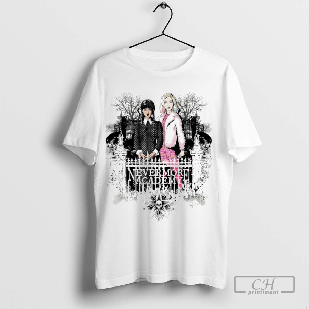 Wednesday Nevermore Academy Horror Halloween Shirt Unique Collection
