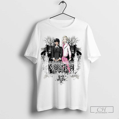 Wednesday Nevermore Academy Horror Halloween Shirt Unique Collection
