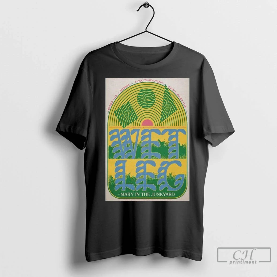 Wet Leg Mary Junkyard September 30 And Oct 1 2025 Oakland Shows Tee