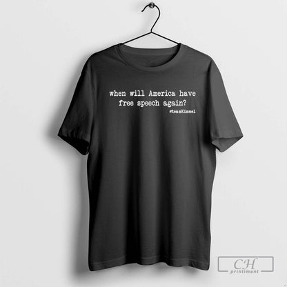 When Will America Have Free Speech Again Jimmy Kimmel Hoodie