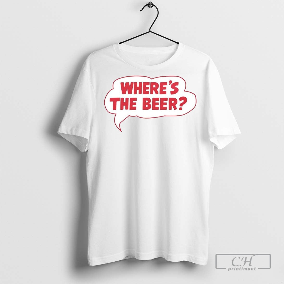 Wheres Beer Bubble Text T Shirts Sweatshirt Elegant Design