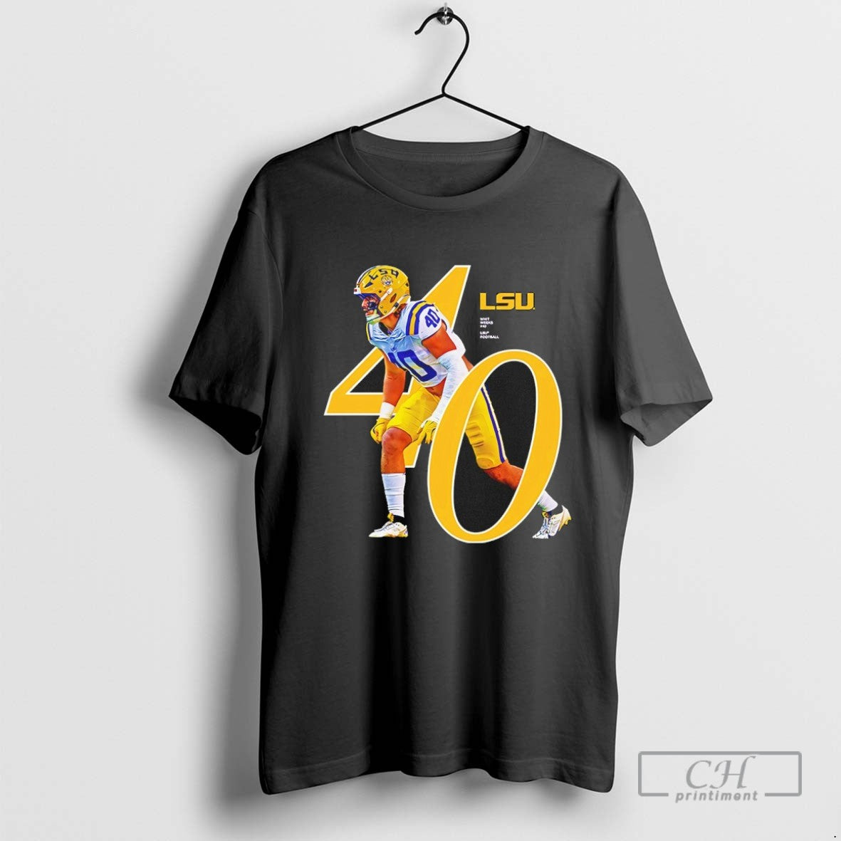 Whit Weeks 40 Lsu Tigers 2025 Ncaa Player Long Sleeve Stylish Apparel