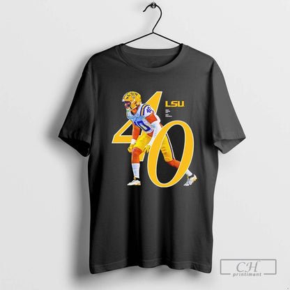 Whit Weeks 40 Lsu Tigers 2025 Ncaa Player Long Sleeve Stylish Apparel