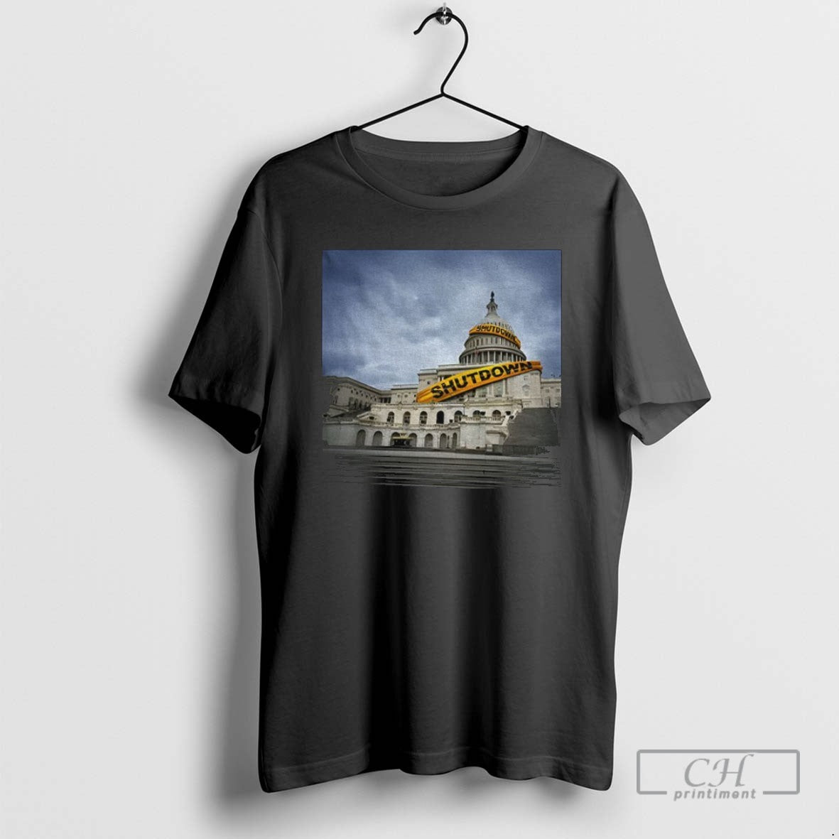 White House Government Shutdown Political T Shirts Shirt Exclusive Art