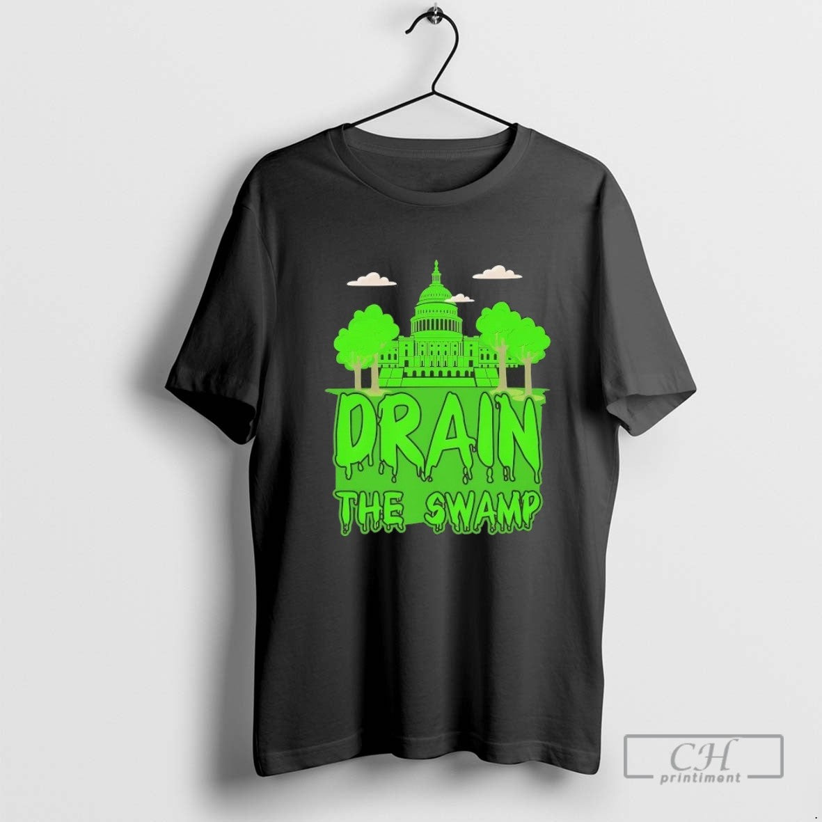 White House Drain Swamp Election Long Sleeve Modern Outfit