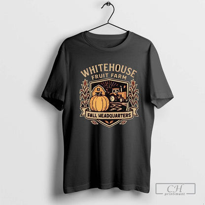 White House Fruit Farm Fall Headquarters Halloween Tee Stylish Design