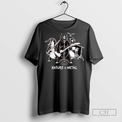 Wild Animals Nature Is Metal T Shirts Hoodie Designer Apparel
