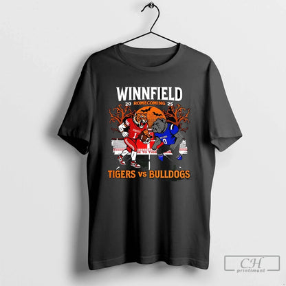 Winnfield Homecoming Tigers Vs Bulldogs 2025 T Shirts Shirt Unique