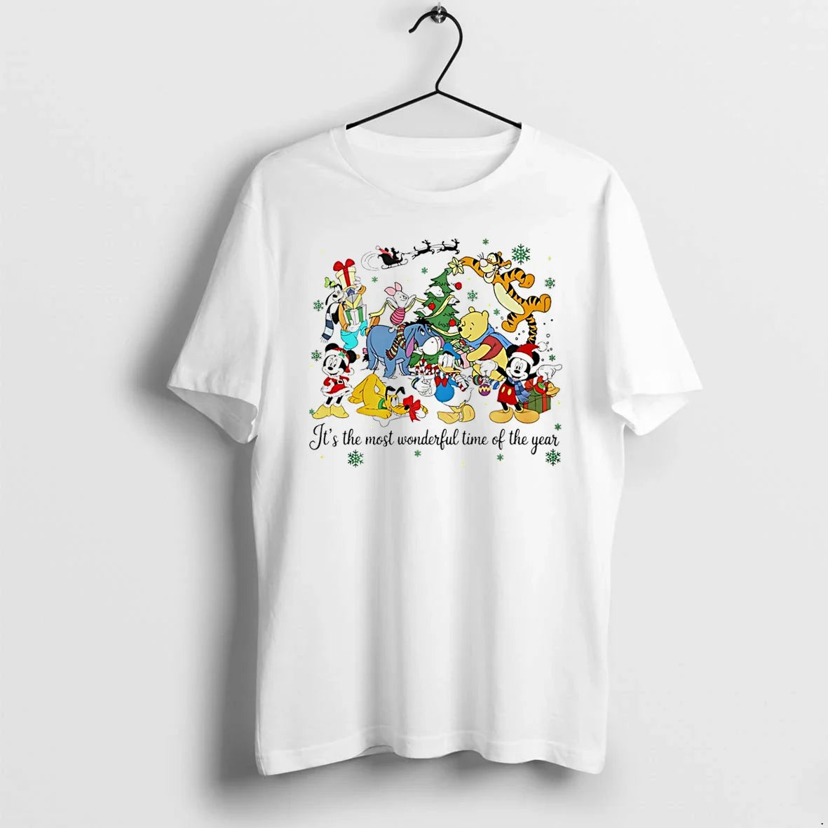 Winnie Pooh Friend Its Most Wonderful Time Year Tshirts TShirt Trendy