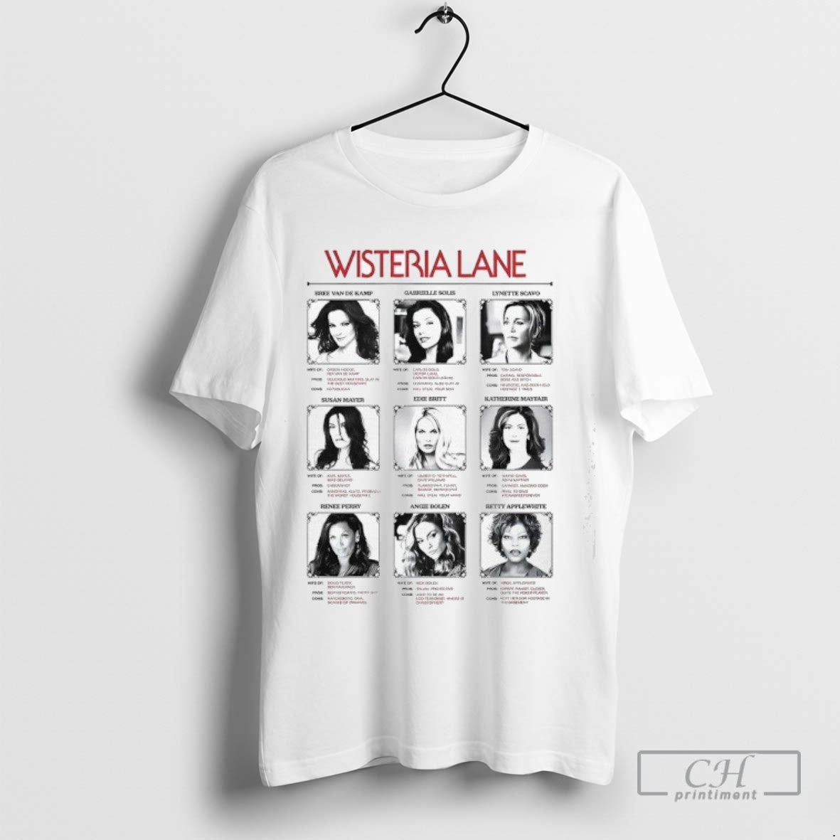 Wisteria Lane Bree Van De Kamp Garrielle Solis Lynette Scavo Tee