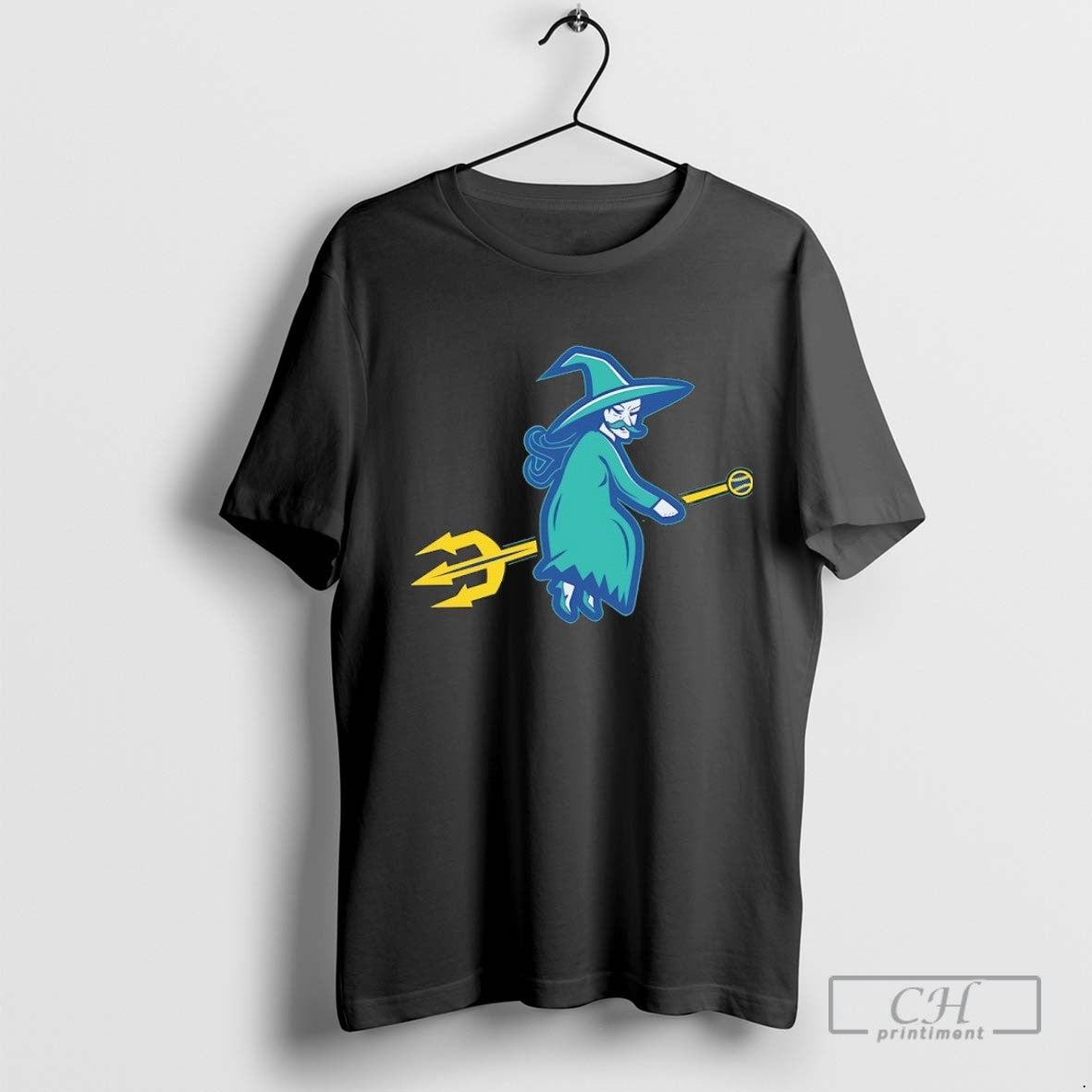 Witch Seattle Trident TShirt Retro Fashion