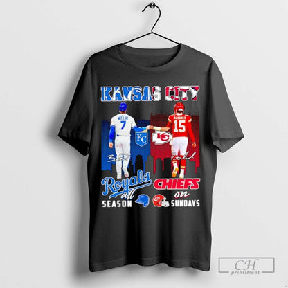 Witt Jr Kansas City Royals All Season And Kansas City Chiefs Sundays