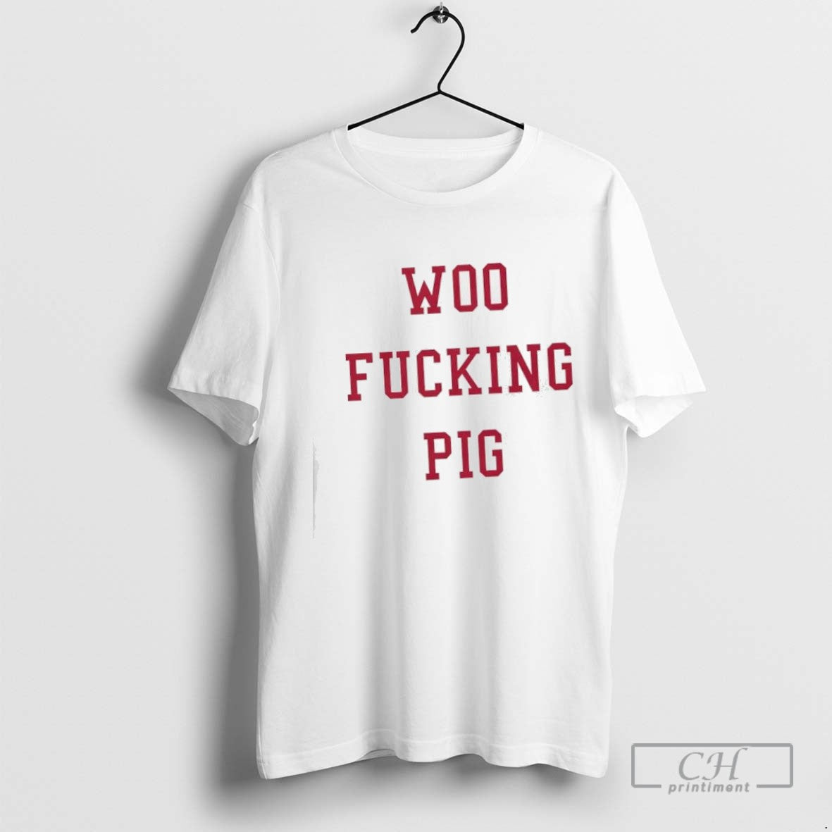 Woo Fucking Pig Tee Trendy Look