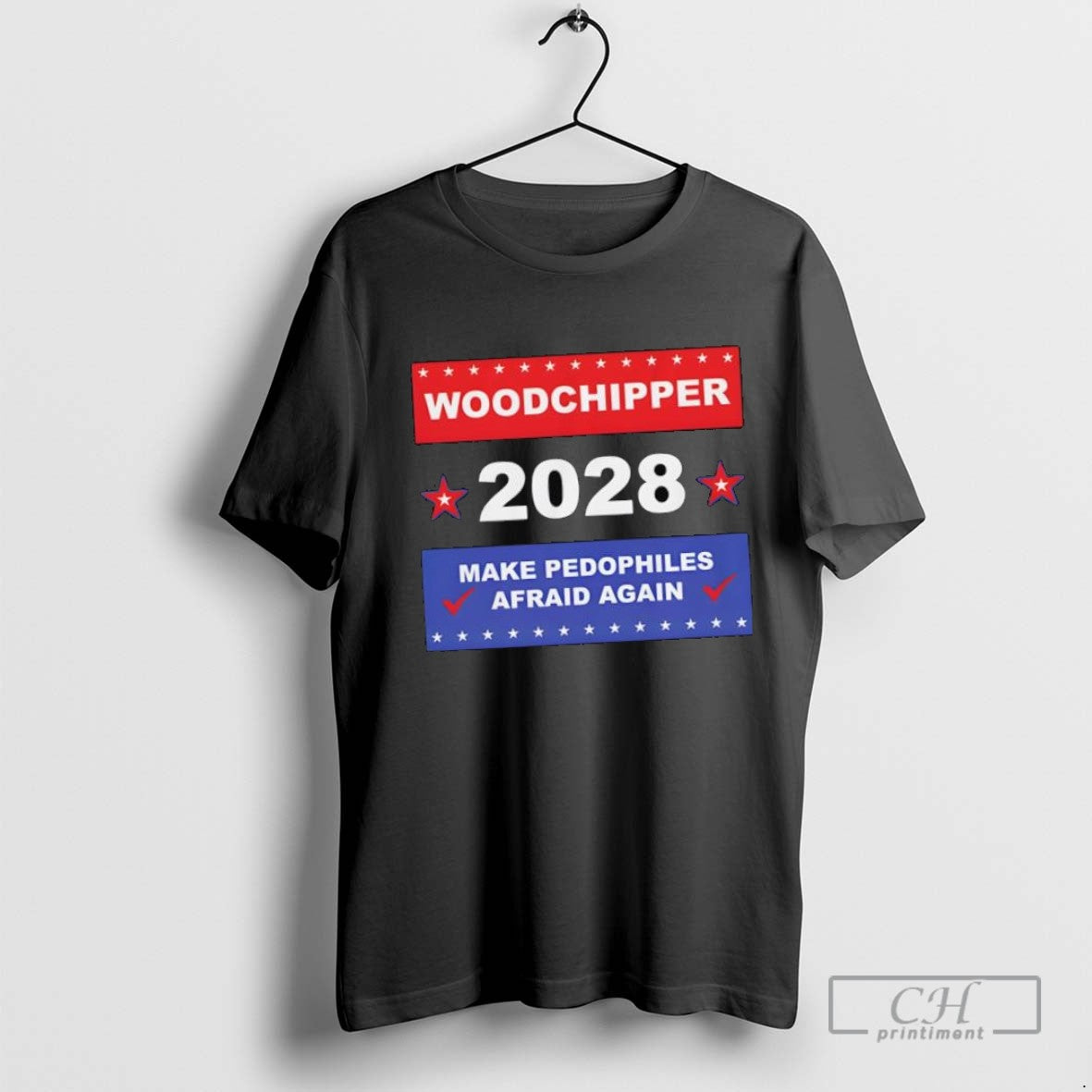 Woodchipper 2028 Make Pedophiles Afraid Again Hoodie Exclusive Merch