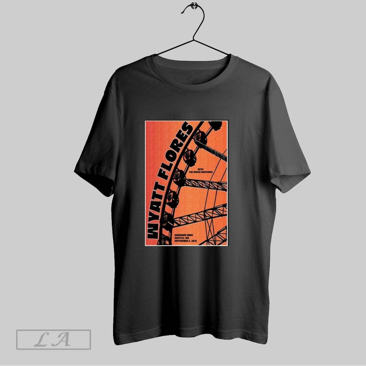 Wyatt Flores Seattle Wa September 3 2025 Concert Poster Tank Top