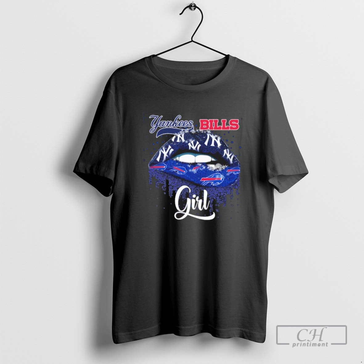 Yankees And Bills Lip Logo Sweatshirt Unique Style