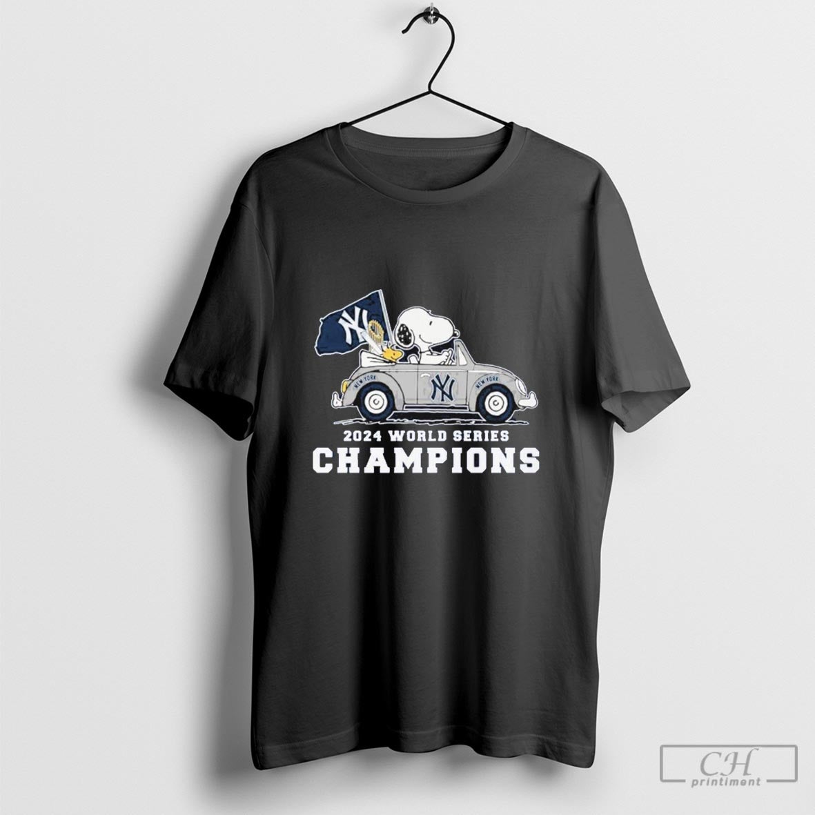 Yankees X Snoopy 2024 Championship Tee Retro Outfit