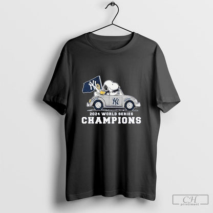 Yankees X Snoopy 2024 Championship Tee Retro Outfit