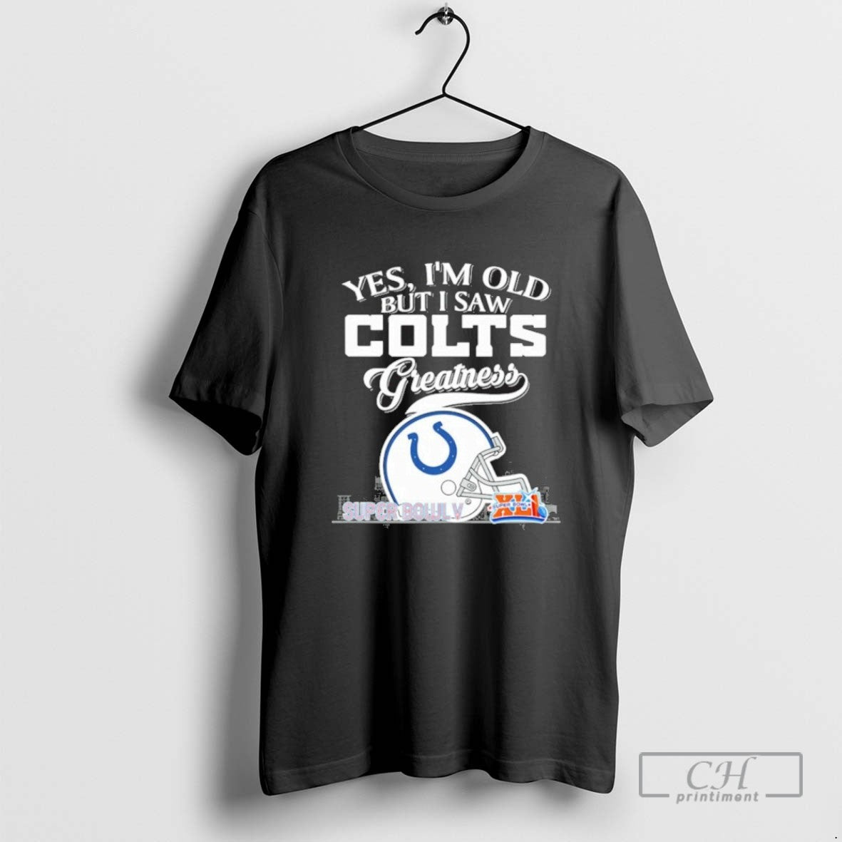 Yes Im Old But I Saw Indianapolis Colts Greatness City Logo Long