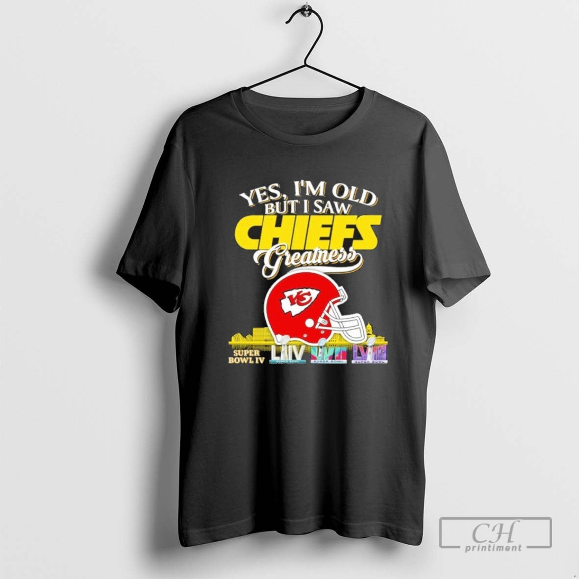 Yes Im Old But I Saw Kansas City Chiefs Greatness City Logo Hoodie