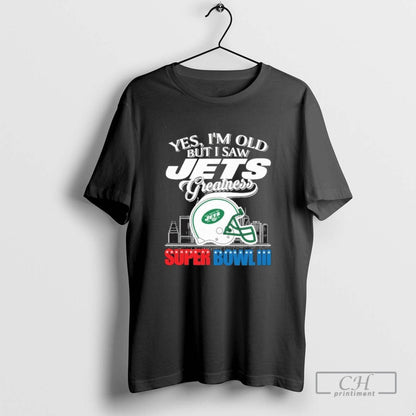Yes Im Old But I Saw New York Jets Greatness City Logo Tank Top