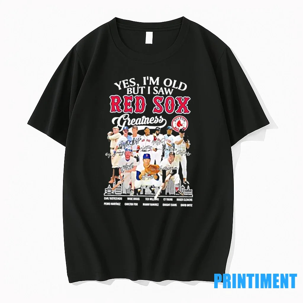 Yes Im Old But I Saw Greatness Boston Red Sox Carl Yastrzemski And