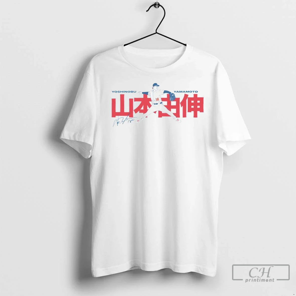 Yoshinobu Yamamoto Los Angeles Dodgers Baseball Mlb Signature T