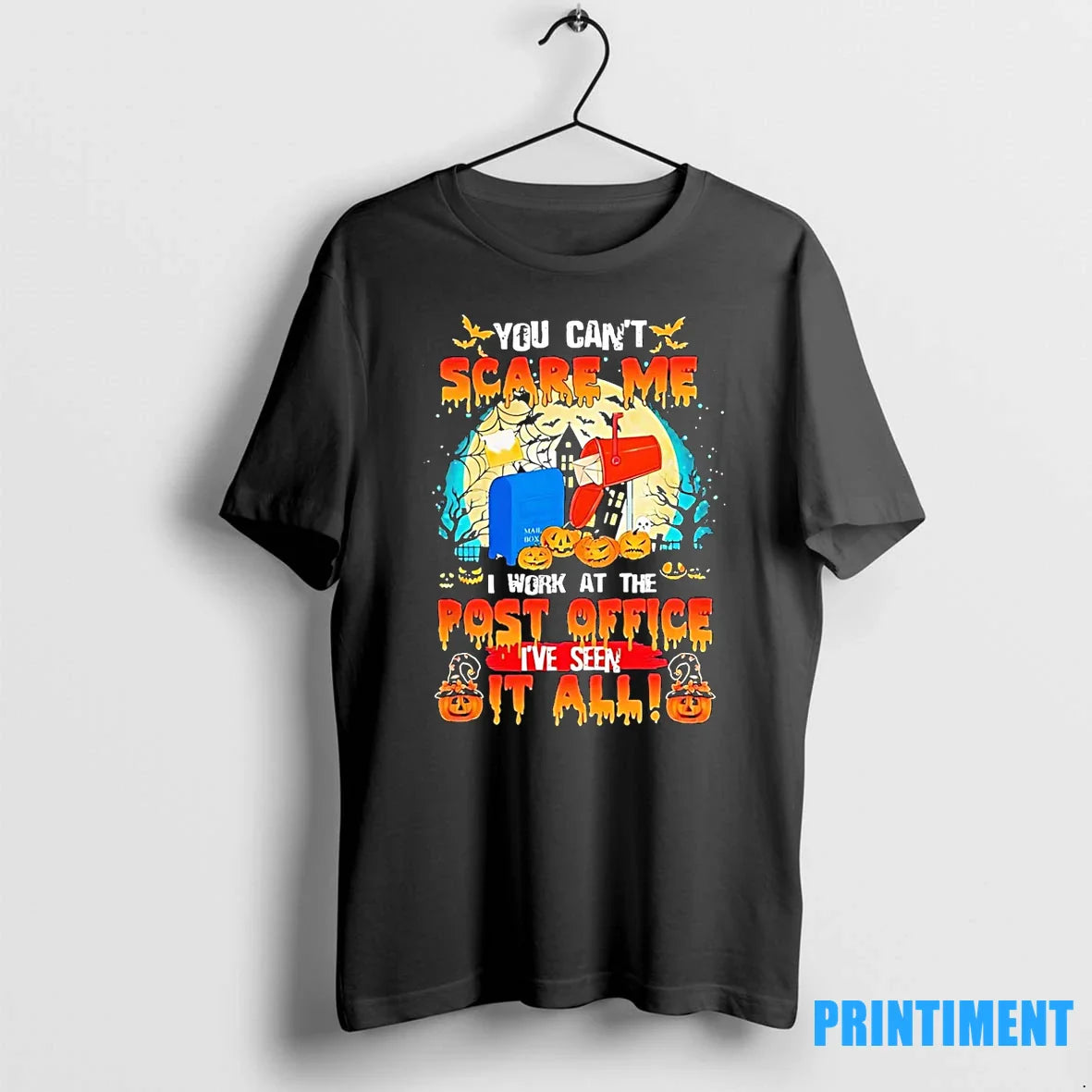 You Cant Scare Me I Work Post Office Ive Seen It All Halloween Hoodie