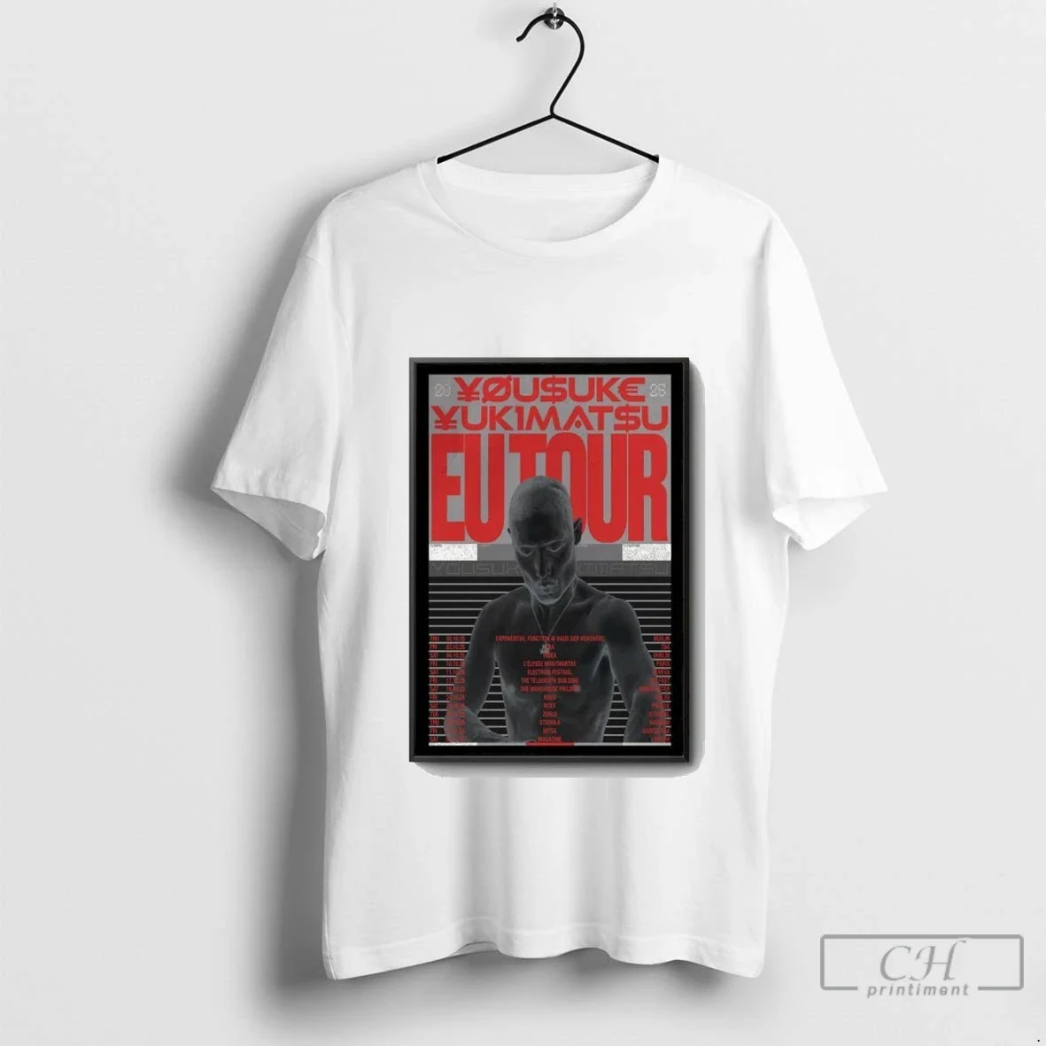 Yousuke Yukimatsu Europe Tour 2025 Tee Authentic Art