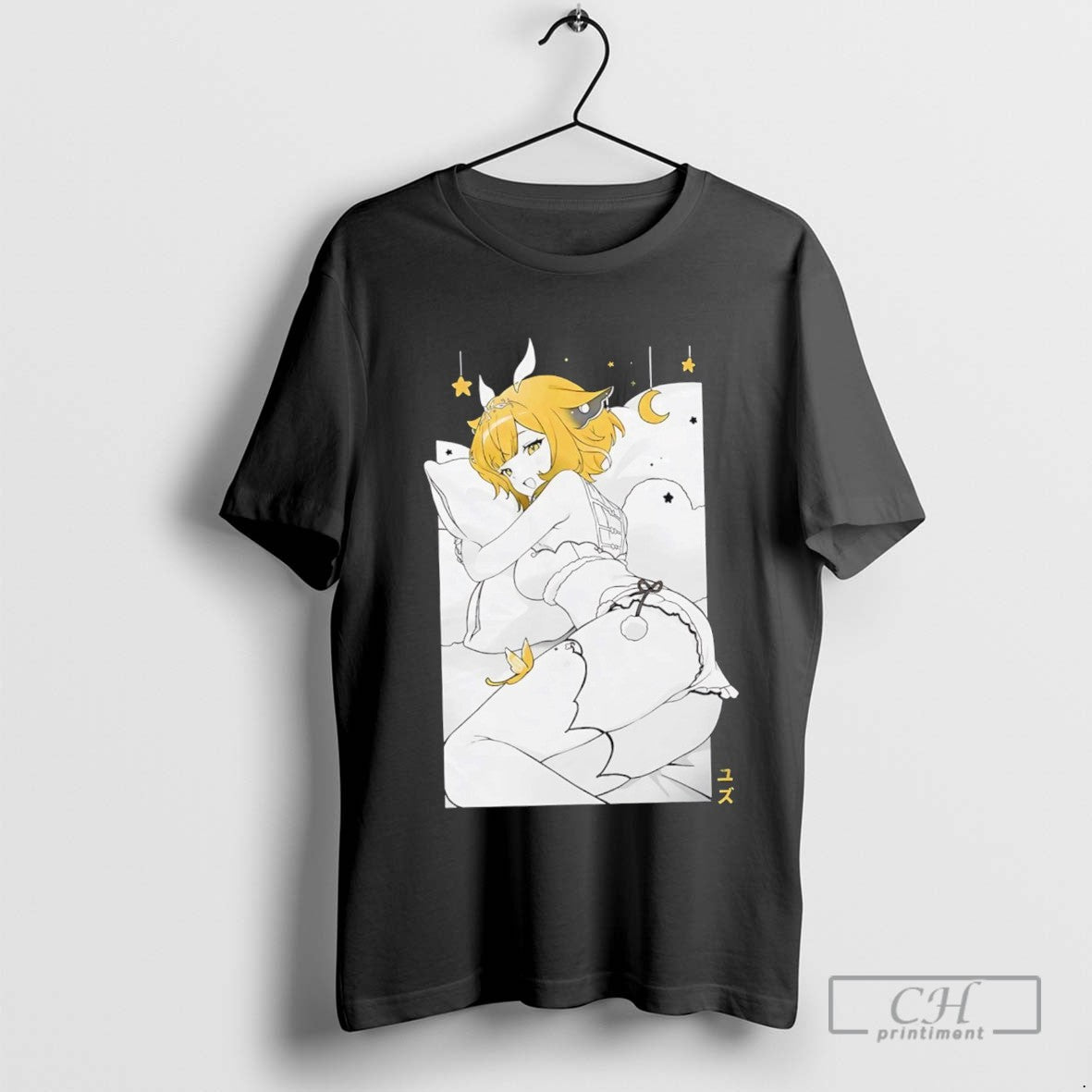 Yuzu Waifu Anime Sexy TShirt Unique Style