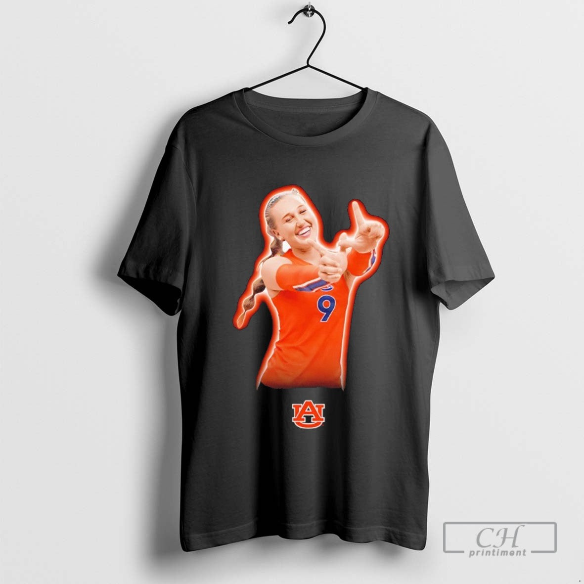 Zoe Slaughter Auburn Tigers Portrait Hoodie Vintage Outfit