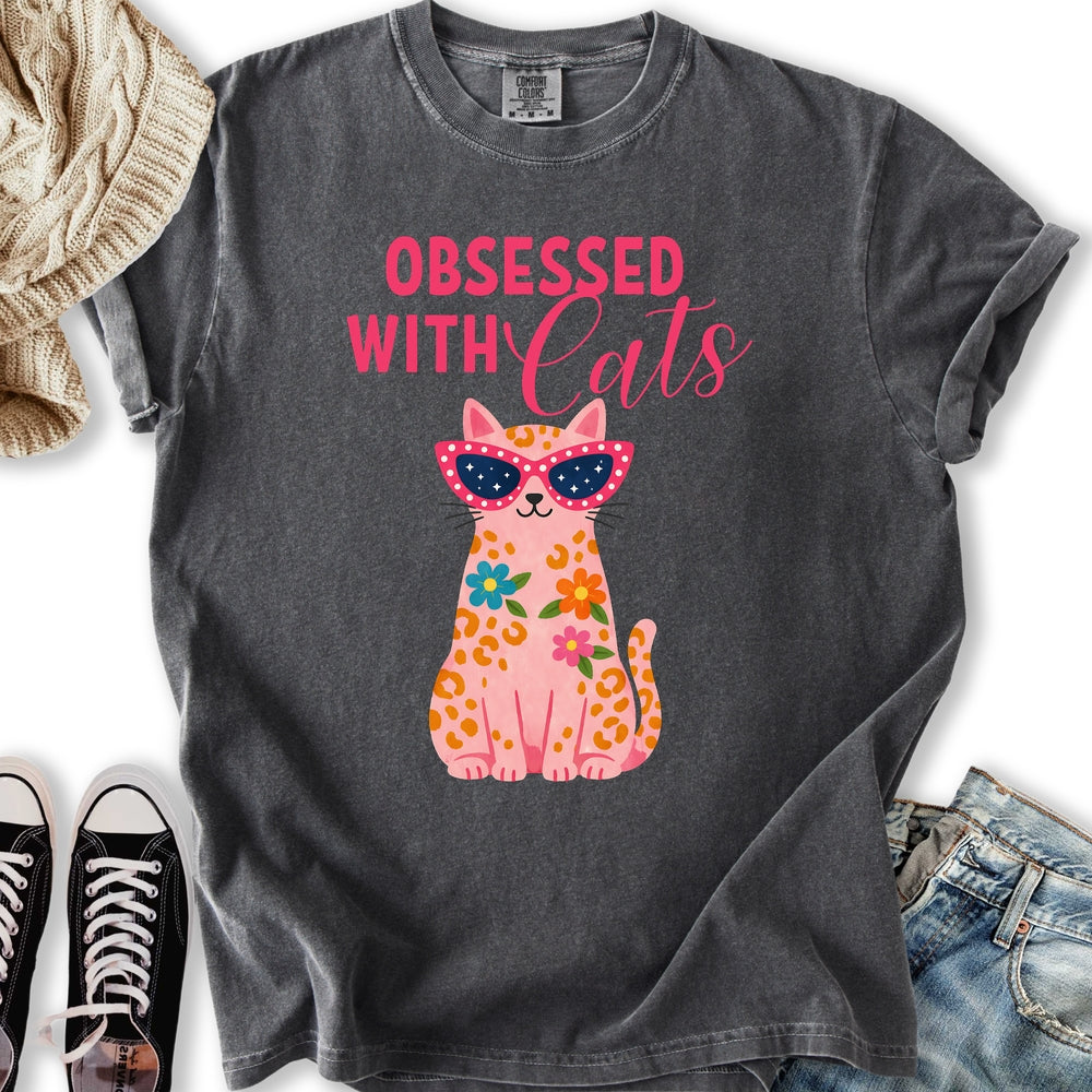Obsessed Cats T Hoodie Designer Design