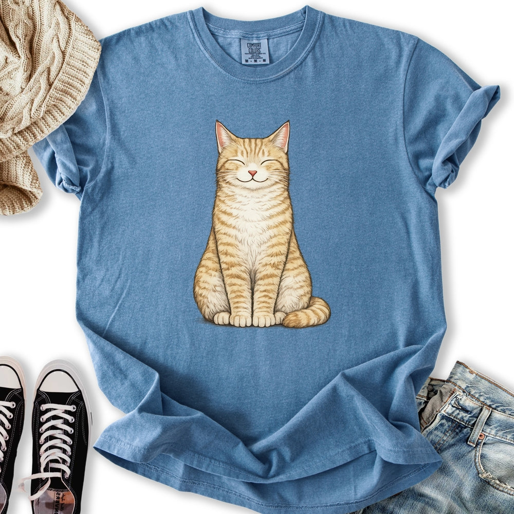 Smiling Cream Tabby T Hoodie Authentic Look